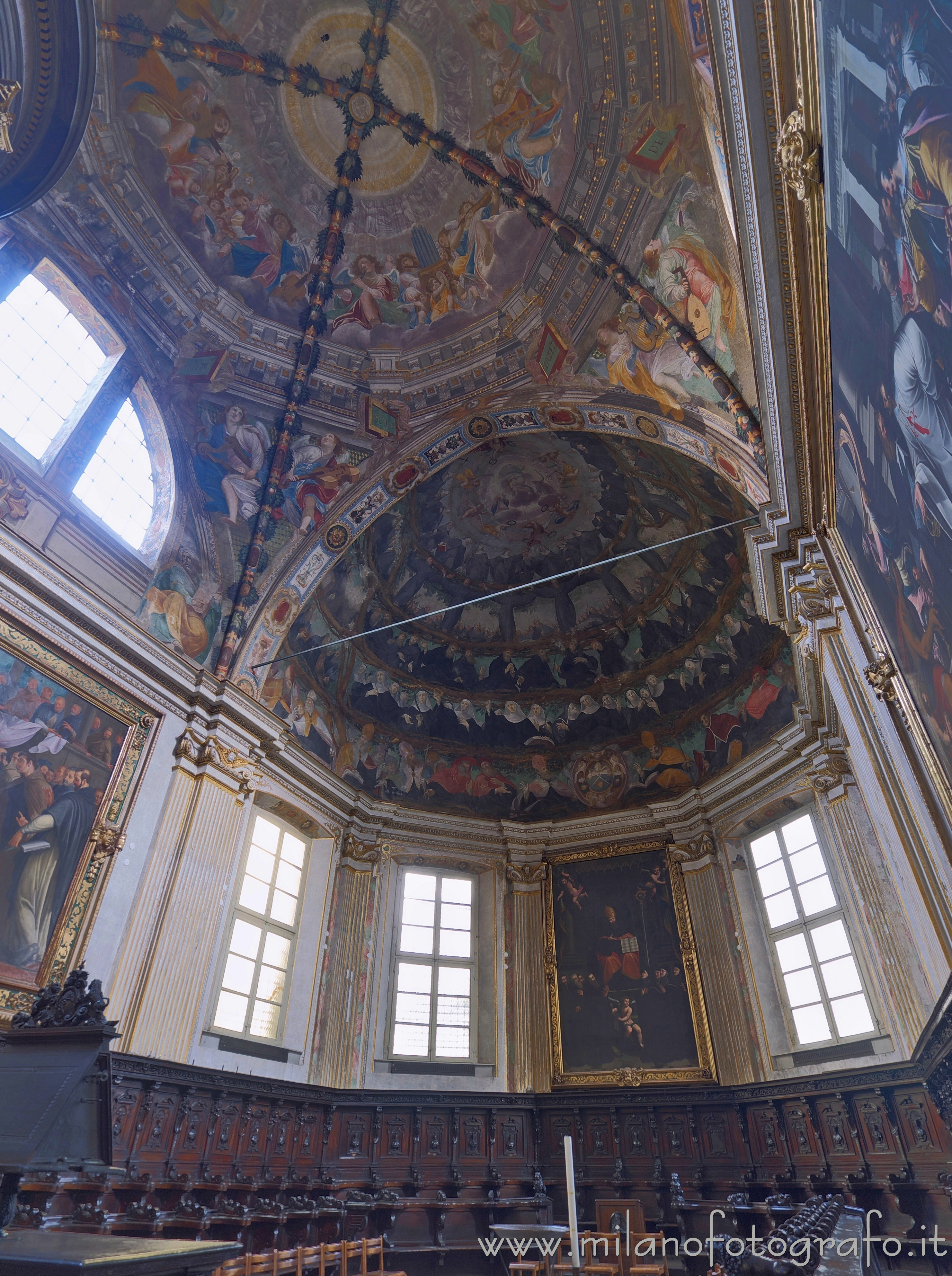 Milan (Italy) - Choir of the Basilica of San Marco